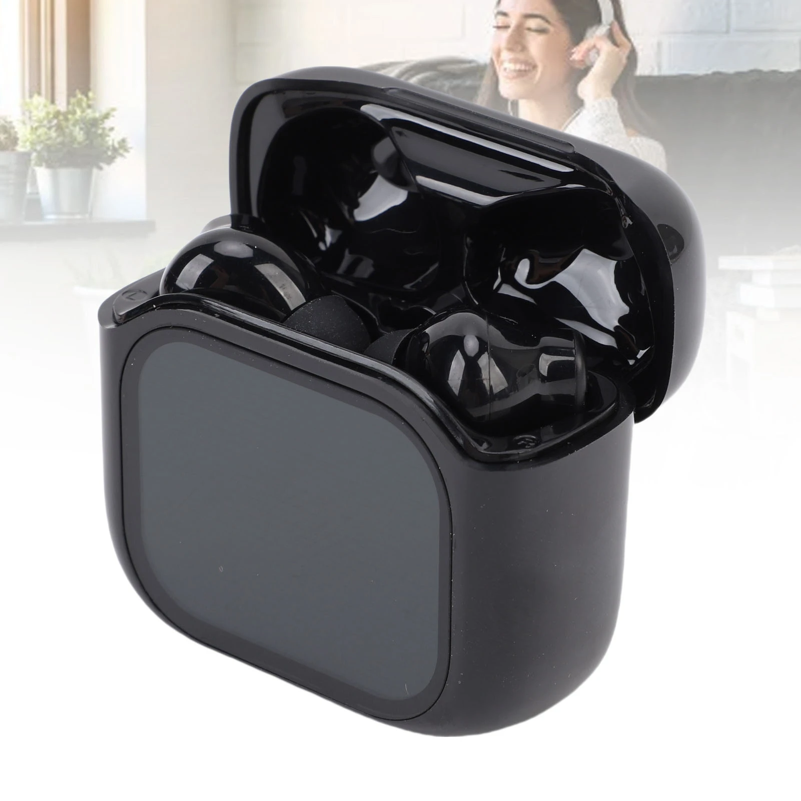 Translation Earbuds Supports Over 140 Languages Real Time Translation Bluetooth 5.4 Earphones with Touch Screen thumbnail 6