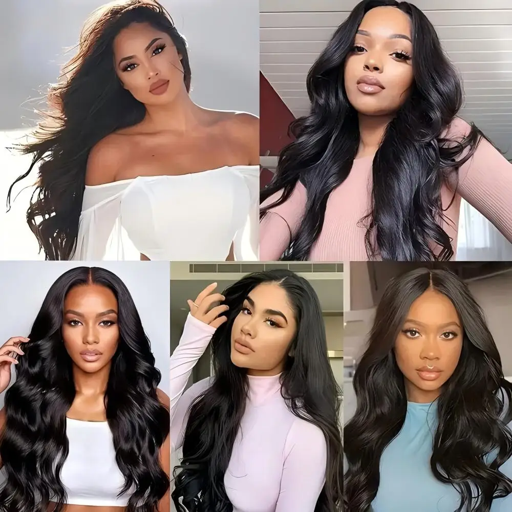 Body Wave 13x6 Lace Frontal Only 2x6 Lace Closure 4x4 5x5 6x6 Transparent Swiss Lace Closure 360 Lace Brazilian 100% Human Hair thumbnail 6