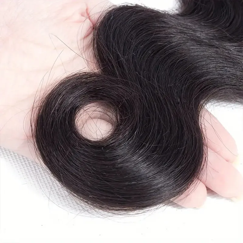 Body Wave 13x6 Lace Frontal Only 2x6 Lace Closure 4x4 5x5 6x6 Transparent Swiss Lace Closure 360 Lace Brazilian 100% Human Hair thumbnail 3