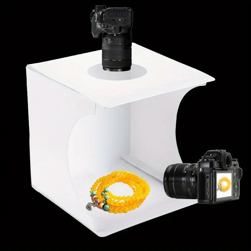 Dual LED Panels Folding Portable Photo Video Box Lighting Studio Shooting Tent Box Kit Diffuse Studio Softbox Lightbox thumbnail 4