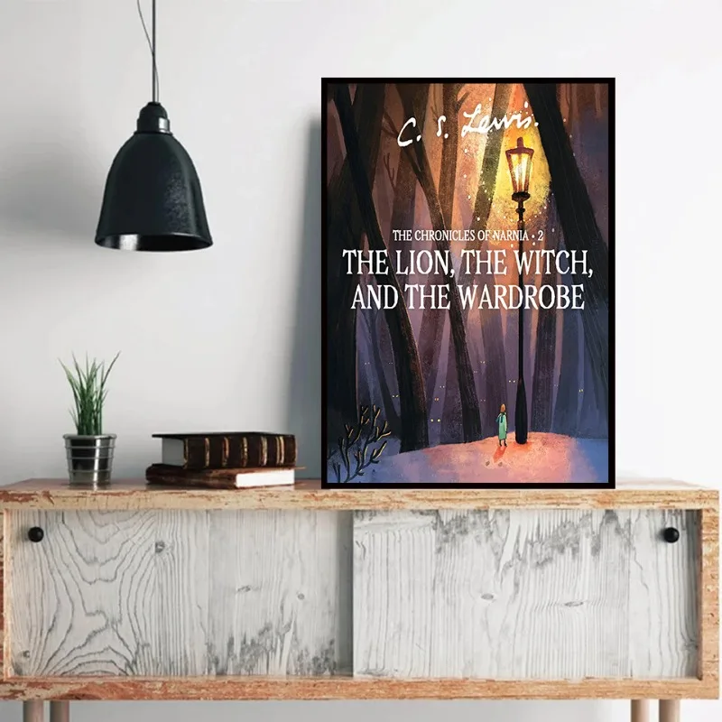 Fantasy Adventure Literary The Chronicles-of Narnia Posters Vibrant Storybook Art Kids Room Decor Classic Magical World Wall Art thumbnail 4