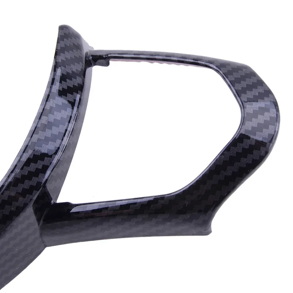 ABS Carbon Texture Car Interior Steering Wheel Cover Trim For BMW F Chassis F06 F10 F11 F12 F15 F16 F20 F21 F22 F23 F30 F32 F34 thumbnail 4