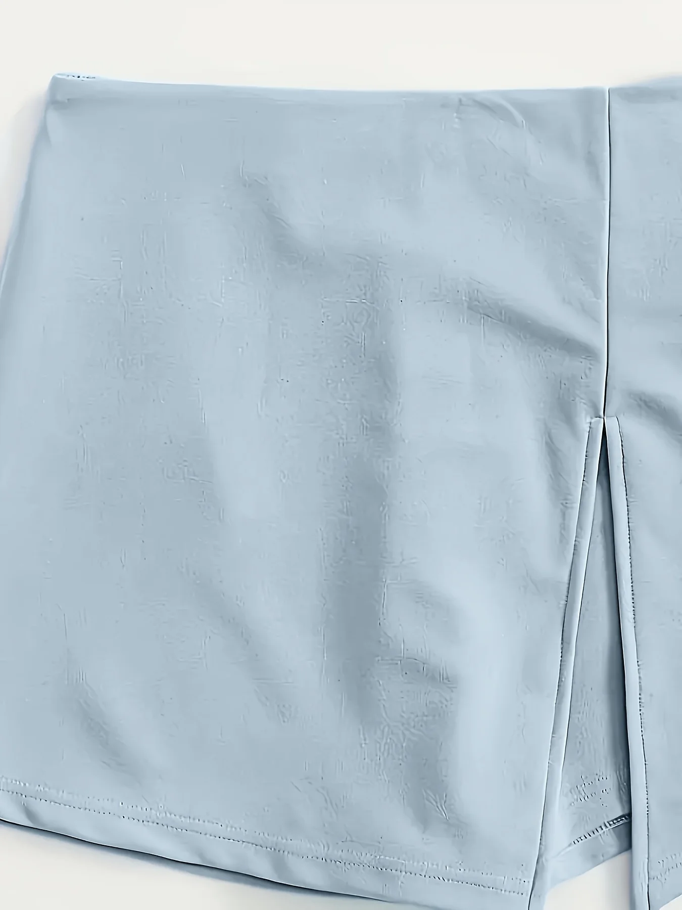 Lady's elegant halter top, mature lady exclusive, dignified and beautiful, fashionable and sexy, solid color, slit short pants thumbnail 3