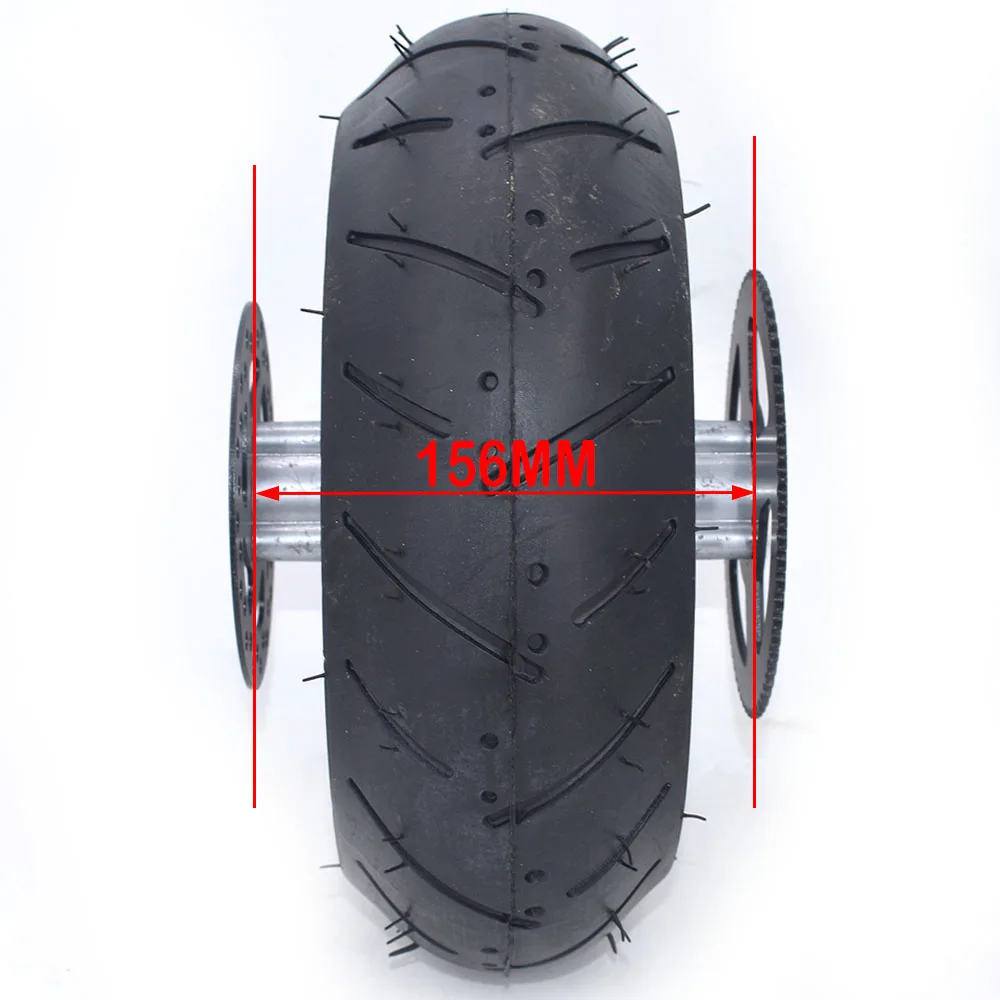 Rear Wheel 110/50-6.5  Pocket Bike Good Quality Tyre With Tube Brake Disc Plate # T8F-54T Sprocket For 47cc 49cc Mini Motorcycle thumbnail 4