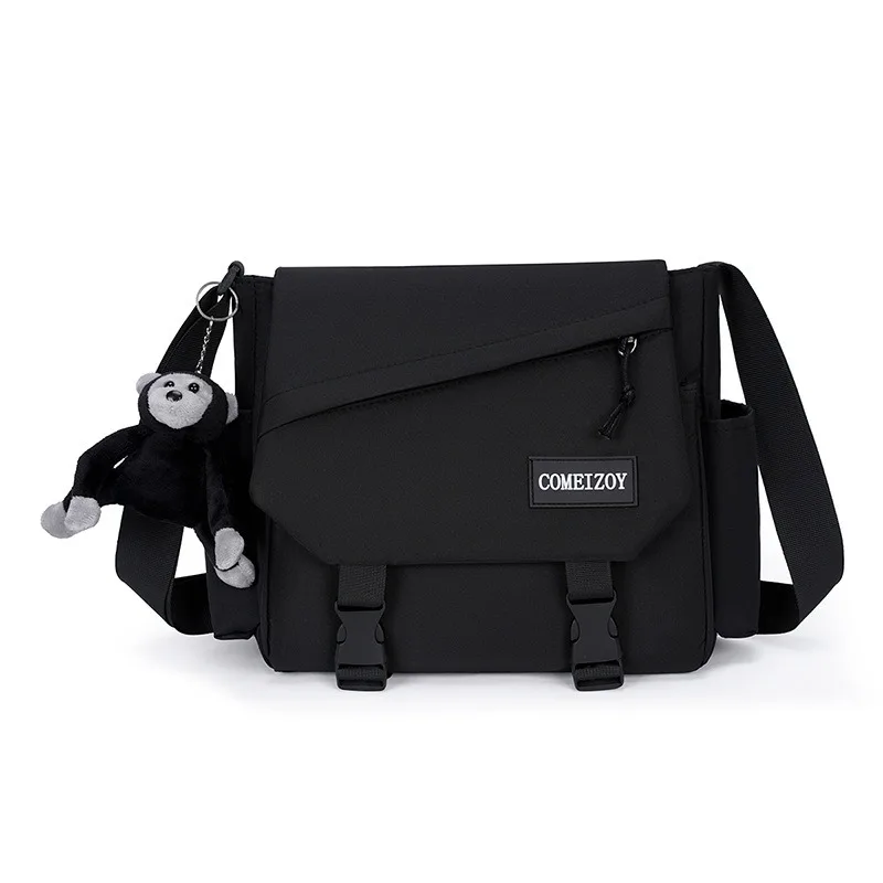 Men's crossbody bag shoulder bag practical large-capacity backpack men's bag commuter waterproof casual flat school bag thumbnail 5