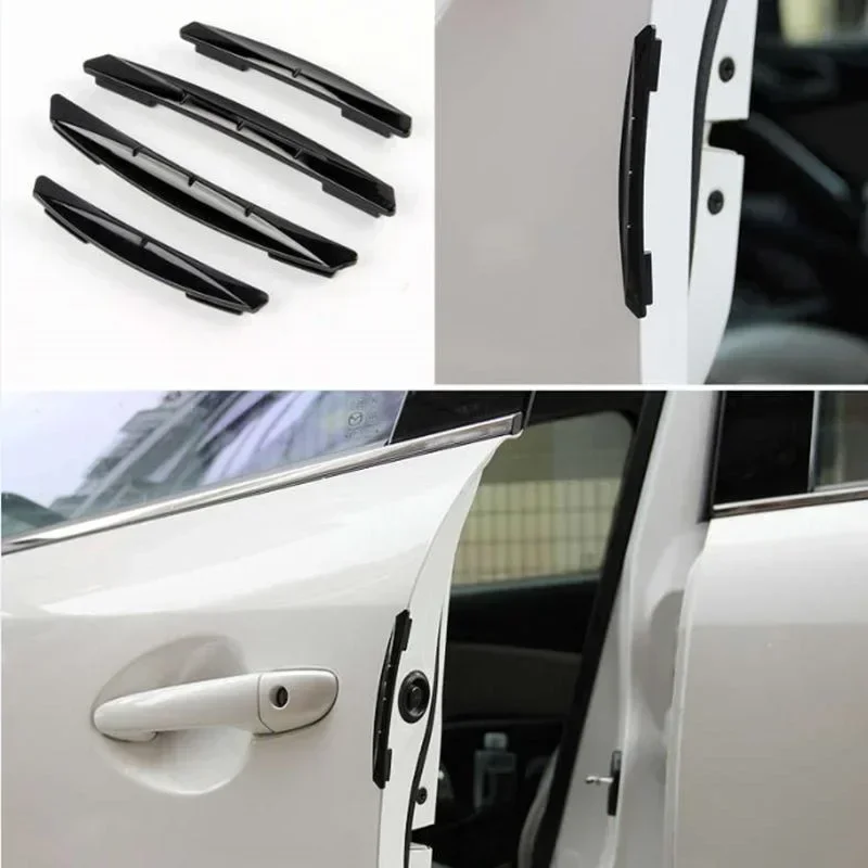 4Pcs/Set Car Door Side Anti-collision Decorative Guard Plate Anti-scratch, Car Anti-collision Strip thumbnail 6
