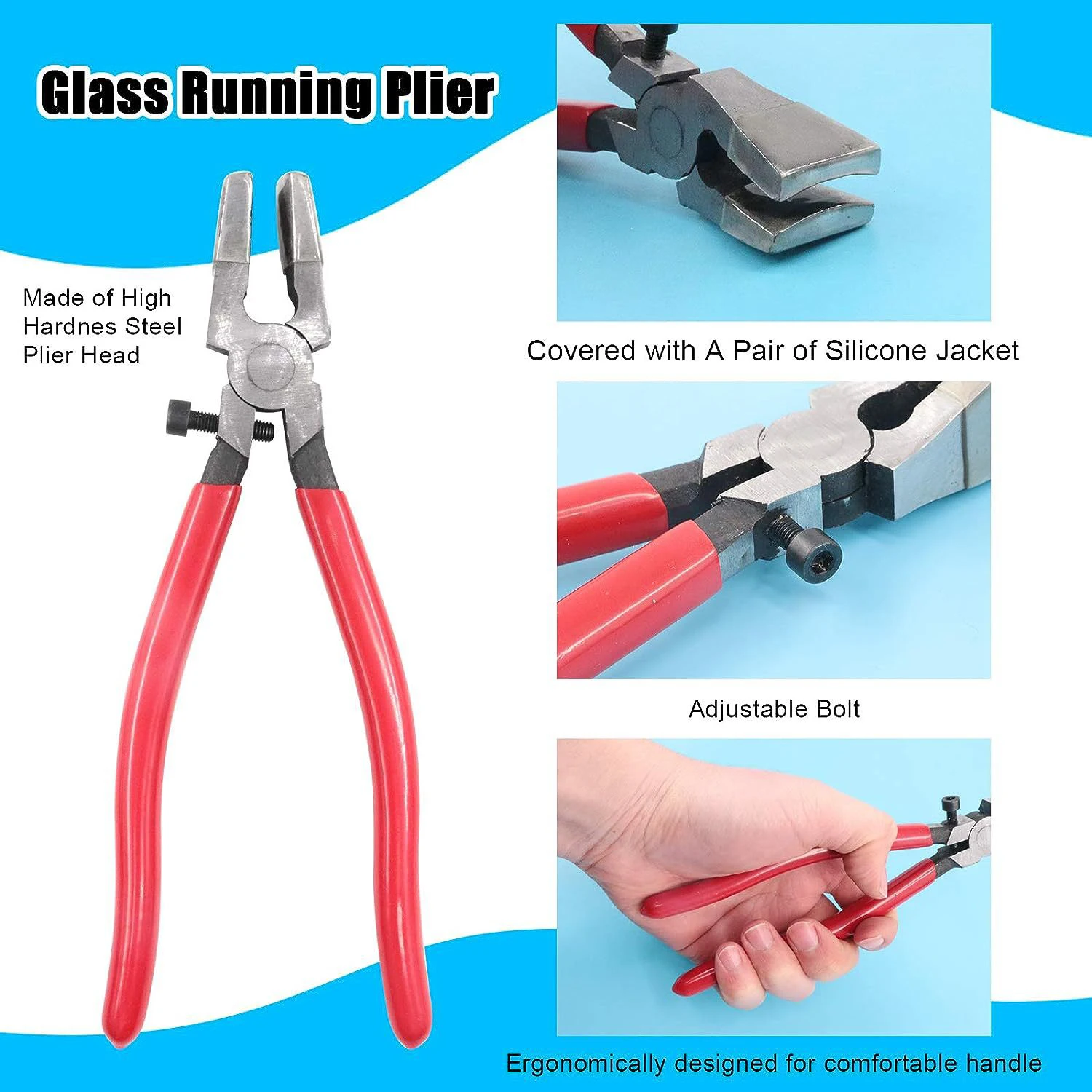 Tile Nippers Glass Cutting Tool Mosaic Cutter Pliers Tile Nippers Cutting Tools Multifunctional Puller, Pliers, Cutting Pliers thumbnail 5