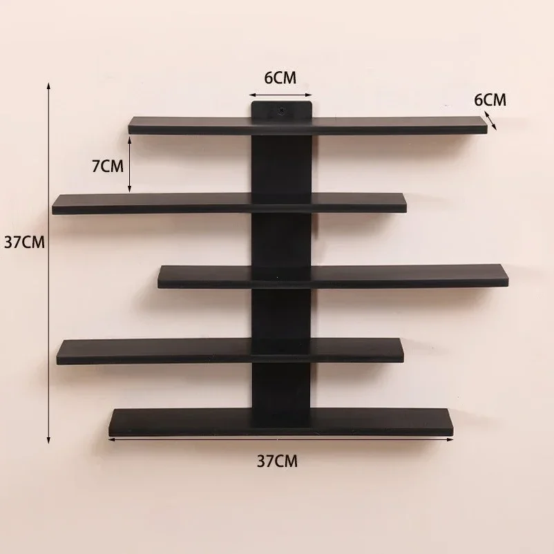 Lightweight Wall-Mounted 5-Tier Display Shelf for Building Block Figures - Large Capacity, Easy Install Blind Box Organizer Rack thumbnail 6