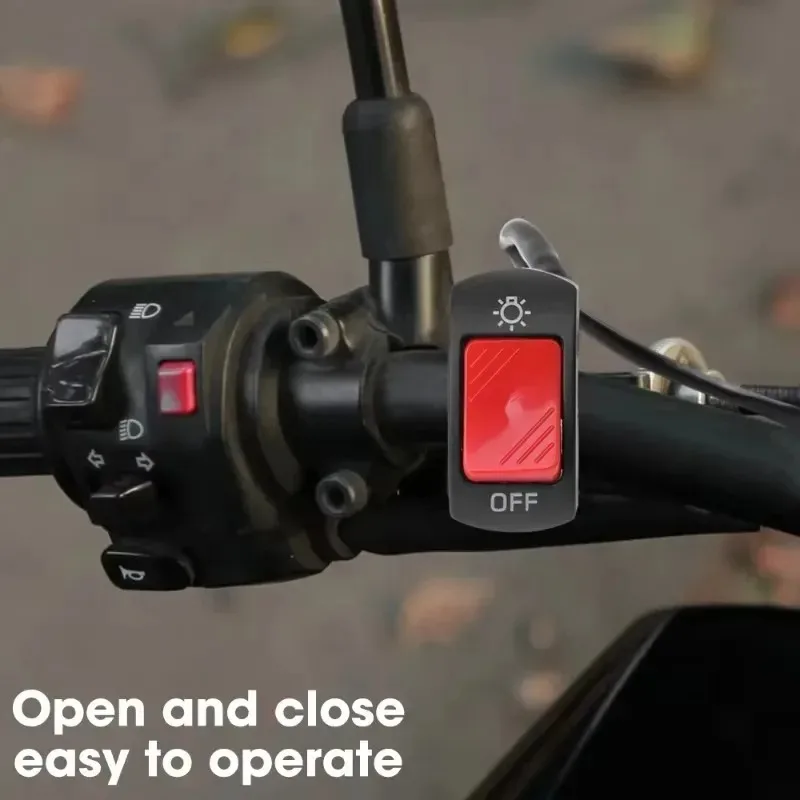 1Set Motorcycle Switch Control Button Handlebar Mount Headlight Turn Signal Control Modification Switch Motor Accessories thumbnail 5