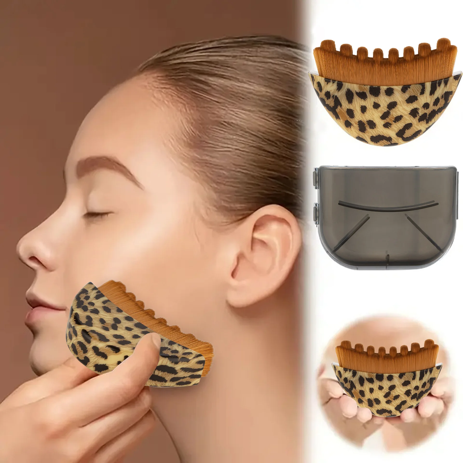 New Facial Massage Brush, Lymphatic Brush, Contour Brush with Storage Box, Beauty Salon-specific Massage Brush thumbnail 4