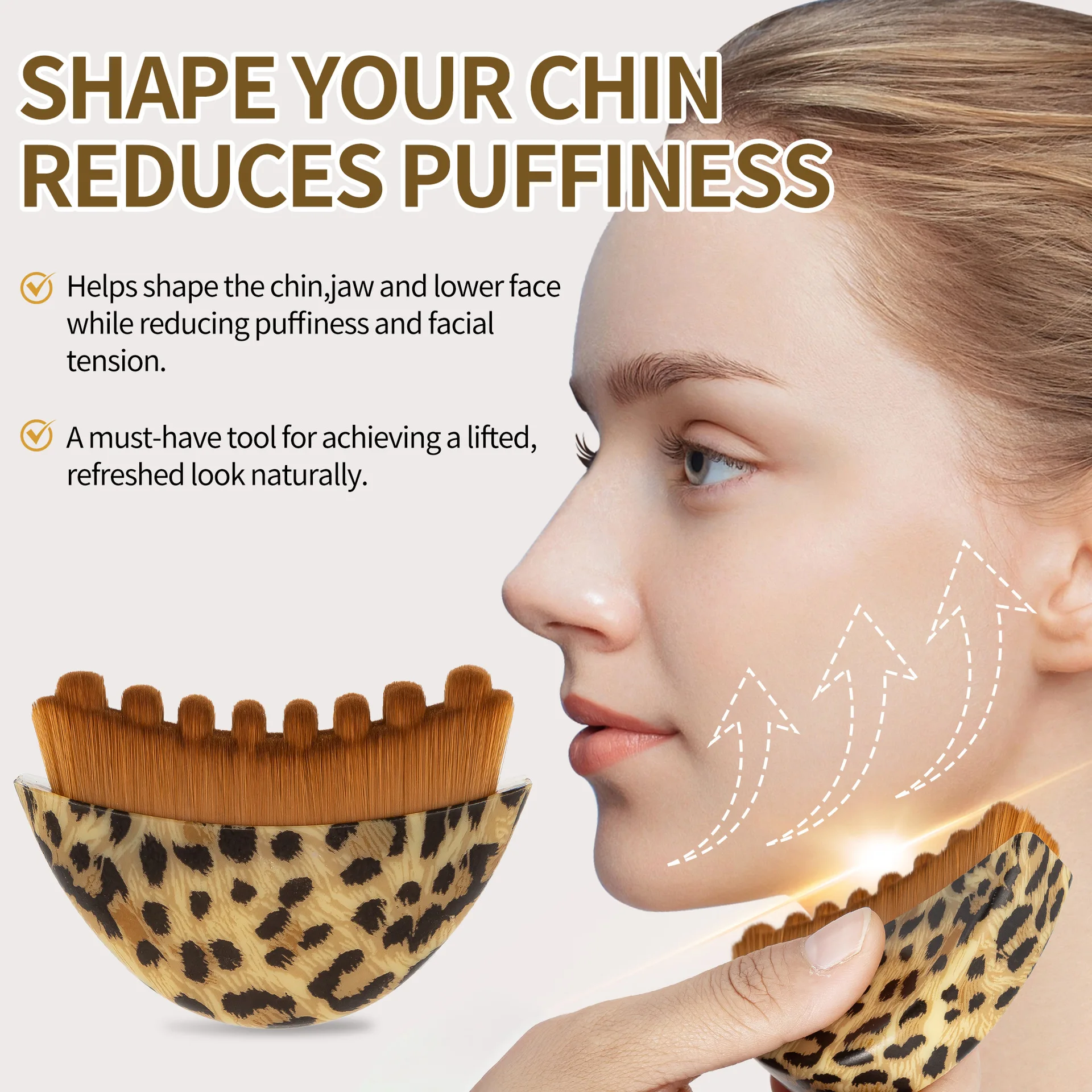 New Facial Massage Brush, Lymphatic Brush, Contour Brush with Storage Box, Beauty Salon-specific Massage Brush thumbnail 3