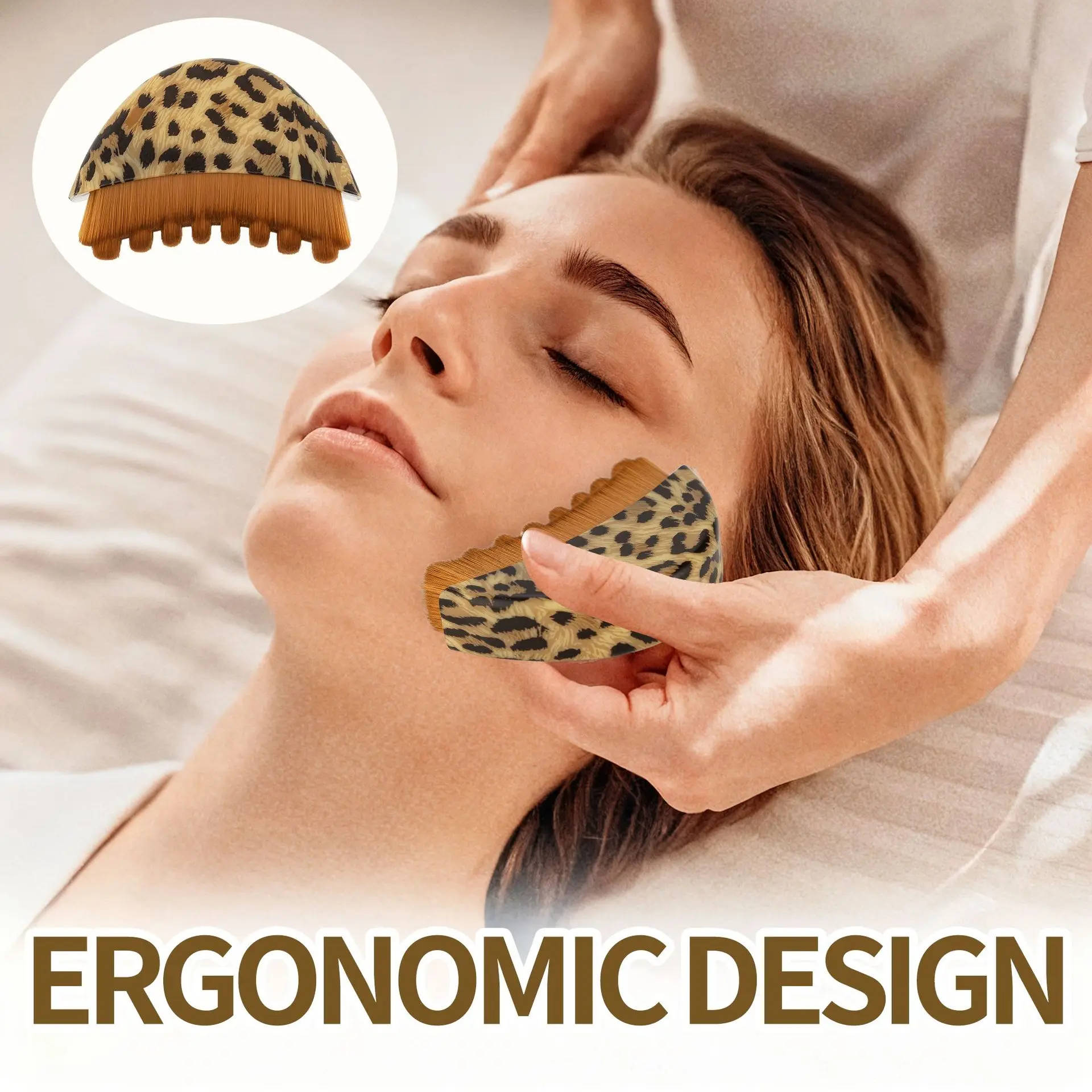 New Facial Massage Brush, Lymphatic Brush, Contour Brush with Storage Box, Beauty Salon-specific Massage Brush thumbnail 2