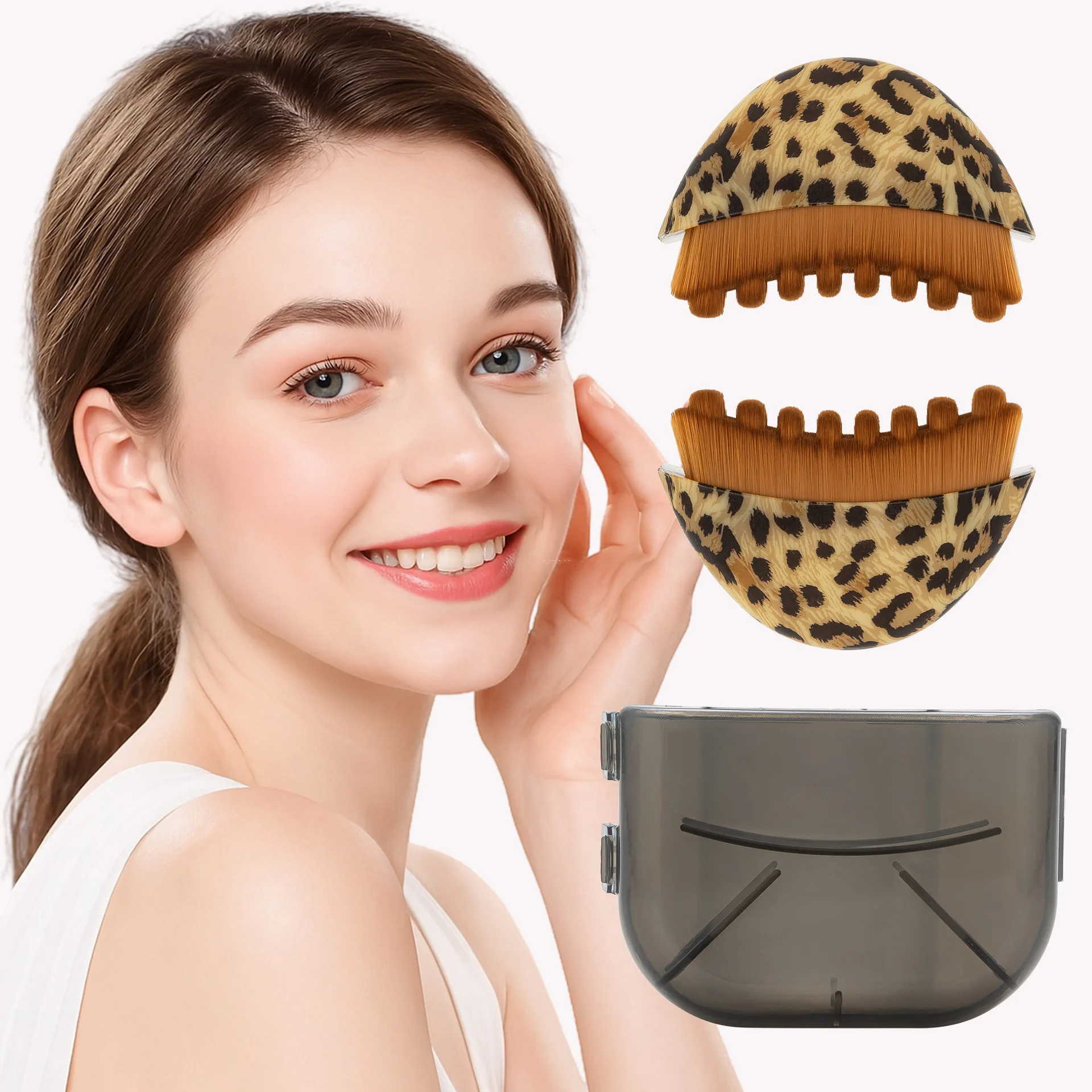 New Facial Massage Brush, Lymphatic Brush, Contour Brush with Storage Box, Beauty Salon-specific Massage Brush