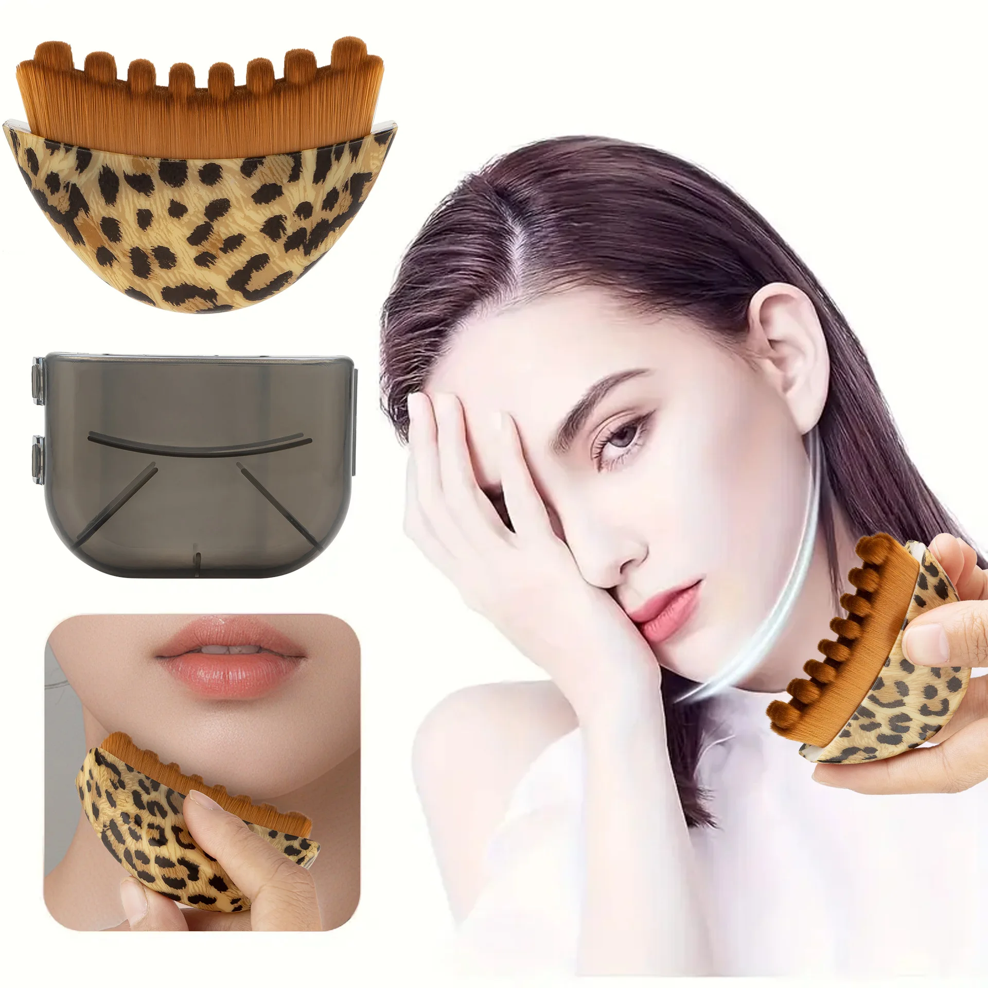 New Facial Massage Brush, Lymphatic Brush, Contour Brush with Storage Box, Beauty Salon-specific Massage Brush thumbnail 5