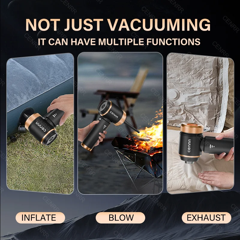 CENRR 2026 Car Vacuum Cleaner Mini 998000PA Cordless Powerful for Home Handheld Blower Car Cleaner Portable Car Vacuum Cleaner thumbnail 4