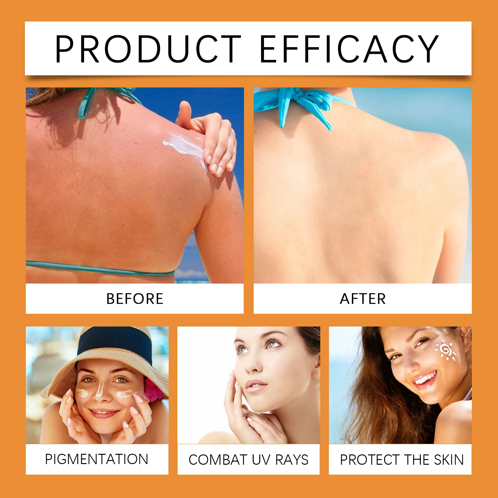 Facial Body Solar Defense Cream Whitening Sun Cream Daily Shield Skin Protective Cream Anti-Aging Oil-control Moisturizing thumbnail 5
