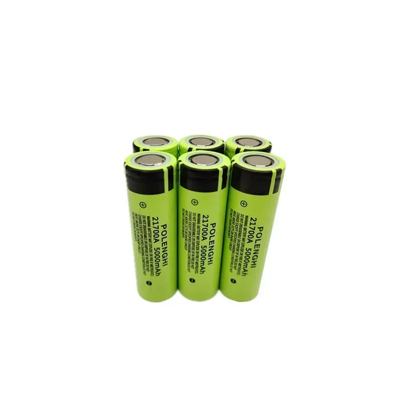 Rechargeable 21700 Lithium-Ion Battery 3.7V 5000mAh Large Capacity Flat Top for Electronics thumbnail 4