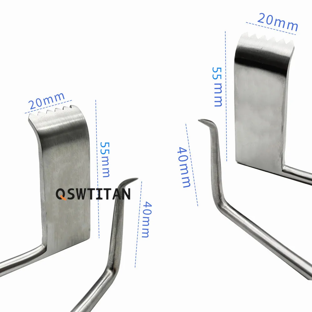 QSWTITAN Orthopedics Weitlaner Retractor Self-Retaining with Tissue Protective Baffle Veterinary orthopedic instrument thumbnail 3