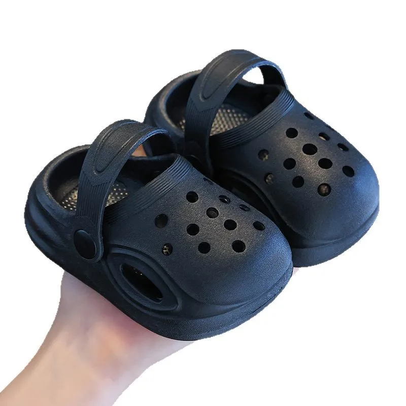2026 Kids Sandals Hole Children's Shoes Slippers Soft Anti-Skid Simple DIY Design Hole Baby Shoes Sandy Beach For Boys Girls thumbnail 4