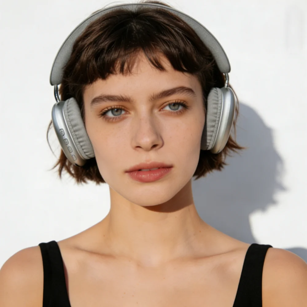 Wireless Bluetooth Headphones Stereo Over Ear Headset Noise Reduction Music Sport Gaming Earphones for Iphone Android With Mic thumbnail 6