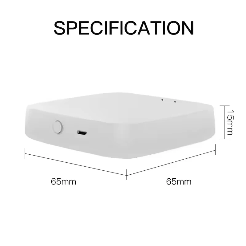 MOES Tuya ZigBee3.0 Smart Hub, Wireless/Wired Gateway Bridge SmartLife App Remote Control Works with Alexa Google Home Assistant thumbnail 6