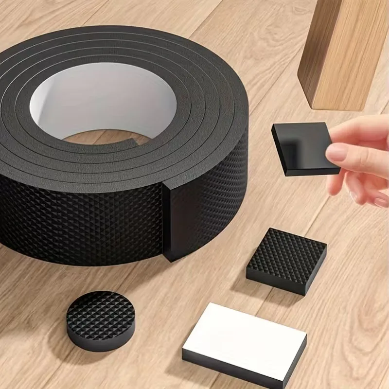 DIY Anti-slip Furniture Pads Mute Mats Bumper Damper Thick Non-Slip Pad Foot Cover Self Adhesive Table Chair Foot Protection Pad thumbnail 5