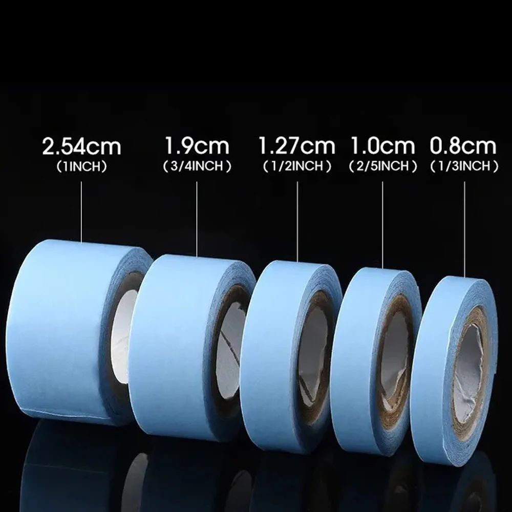 3YARDS Hair SystemsTape For Lace Front Blue Double Sided Wig Tape For Hair Extensions Adhesive Tape Wig Styling Tools