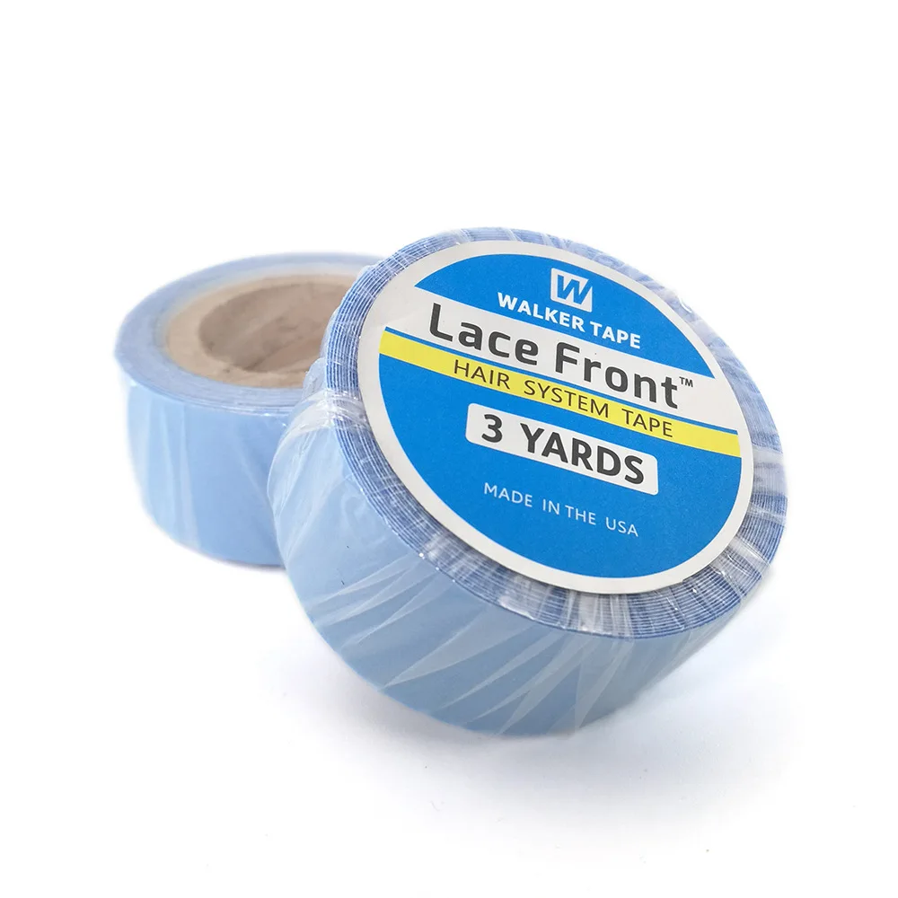 3YARDS Hair SystemsTape For Lace Front Blue Double Sided Wig Tape For Hair Extensions Adhesive Tape Wig Styling Tools thumbnail 4