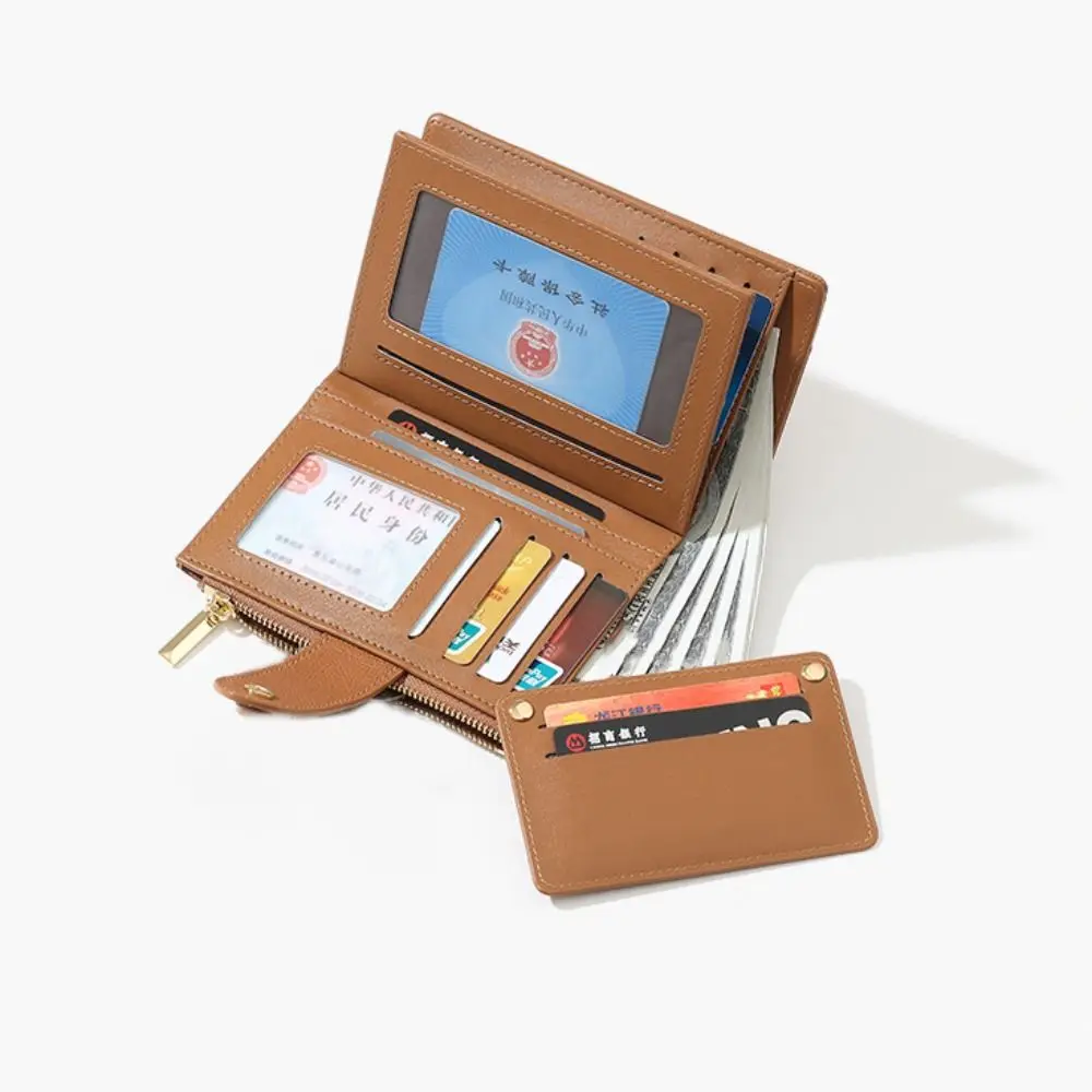 Card Holder PU Passport Bag Passport Cover Airplane Check-in Travel Wallet Ticket Holder Multifunctional Storage Card Bag