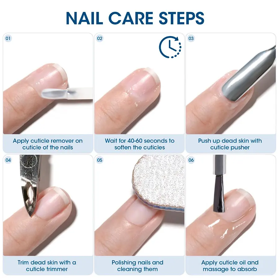 QAZIXU 10ml Nail Care Cuticle Remover Nail Polish for Dead Skin Gel Manicure Treatment Tool For Nail Art DIY Cleaner Tool thumbnail 5