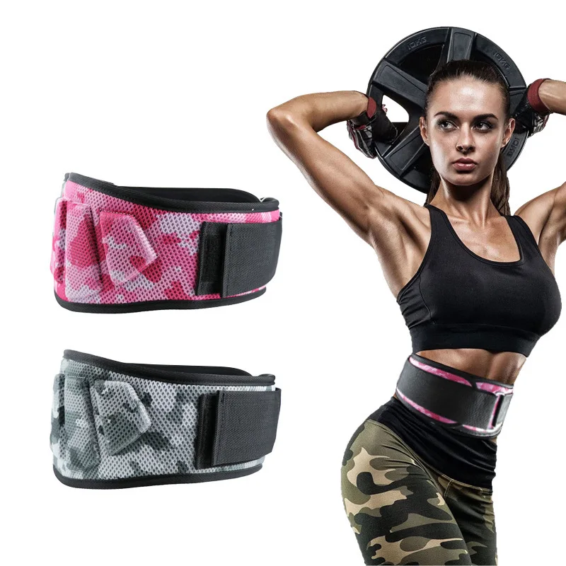 Sports Fitness Weight Lifting Waist Belts Gym Workout Lumbar Back Support, Powerlifting, Strength Training, Squat, Weightlifting thumbnail 4