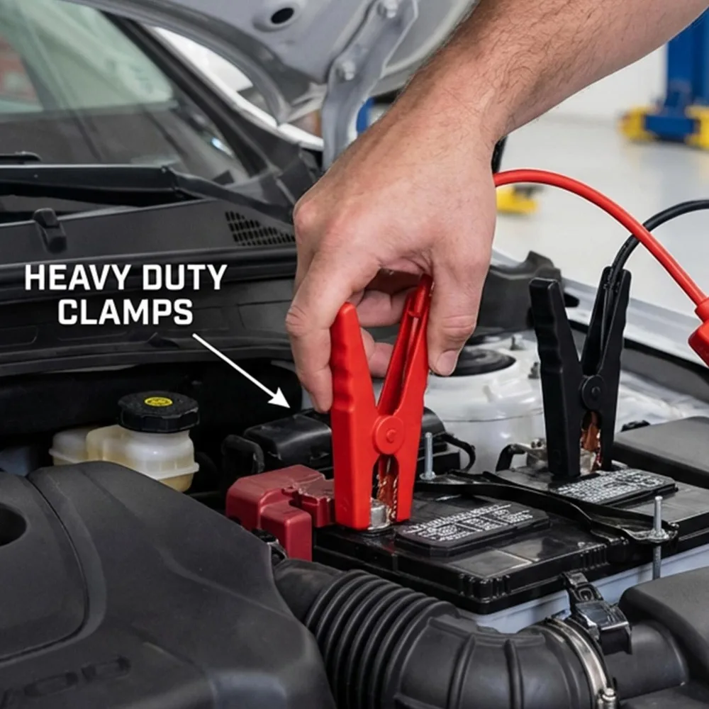 Universal Car Jump Starter Alligator Clamps EC5 Connector Emergency Battery Booster Cable Wire Clip 12V Auto Truck Start Up Kit thumbnail 3