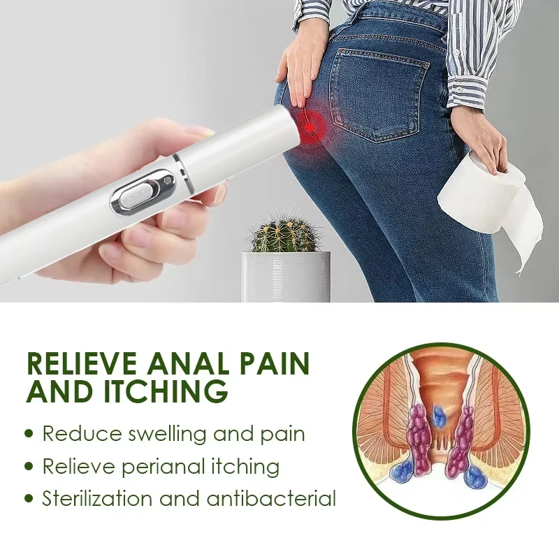 Hemorrhoid Medical Laser Pen Repair Anal Soft Tissue Stop Bleeding Effective Anti Swelling Pain Relief Laser Pointer Health Care thumbnail 2