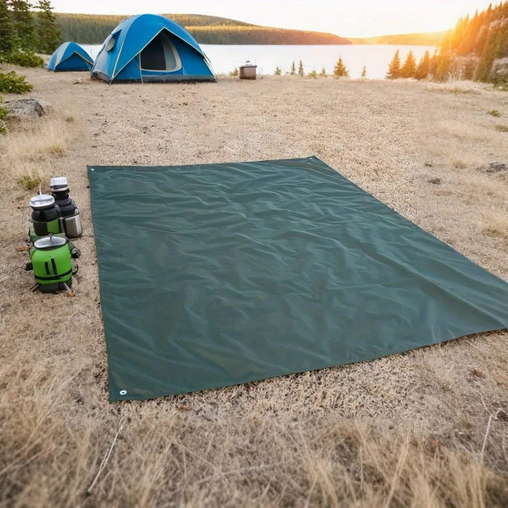 Thickened Non-Slip Outdoor Camping Mat, Heavy-Duty Oxford Ground Mat, Portable for Camping Hiking Beach Travel