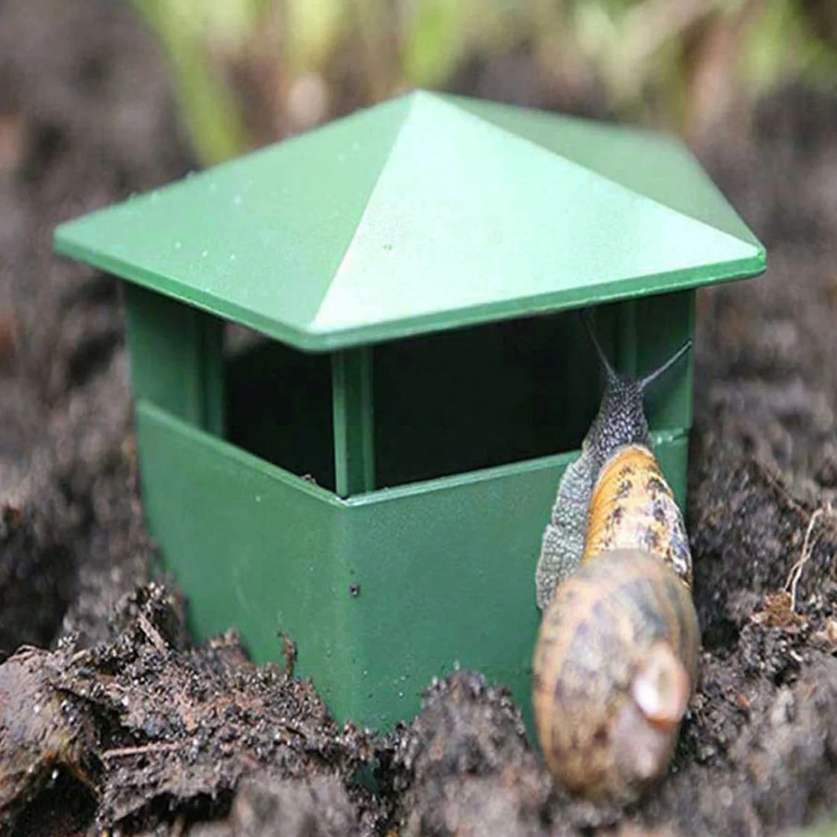 Plastic Cage Snail Trap Catcher Garden Slug Cage Reusable Pests Bait Station Tools Garden Farm Protector Tools Garden Accessorie