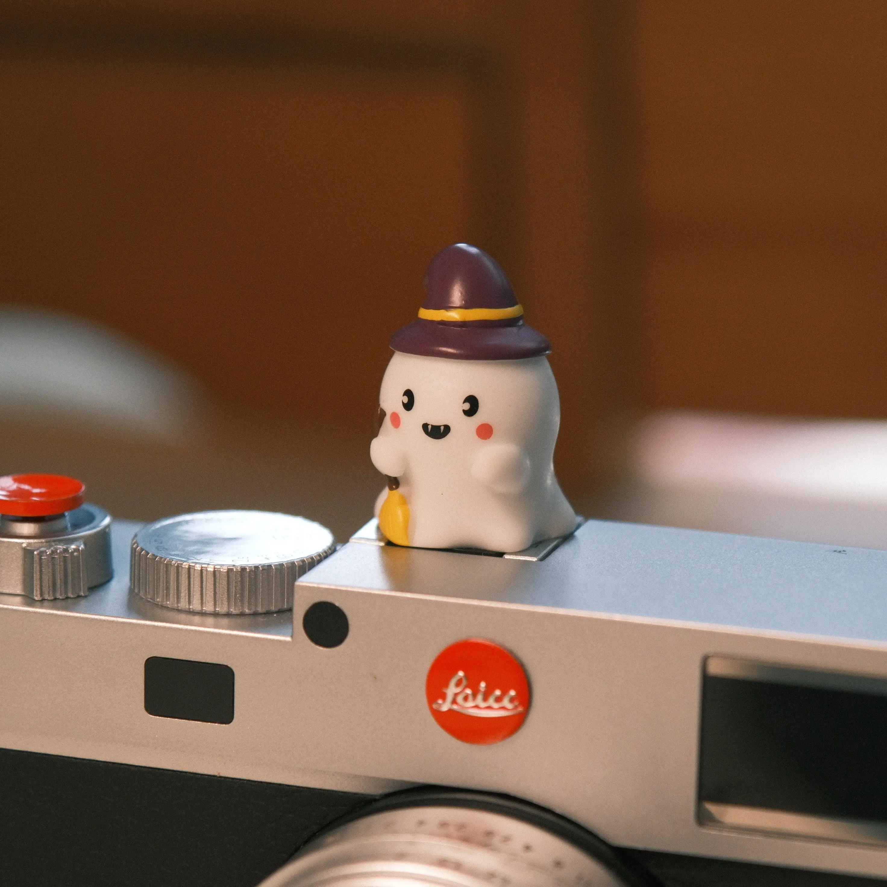 Cute Ghost Witch Pumpkin Hot Shoe Cover ABS Resin Camera Accessories Flash Dust Cap for Canon Nikon Sony Fuji Gift thumbnail 2