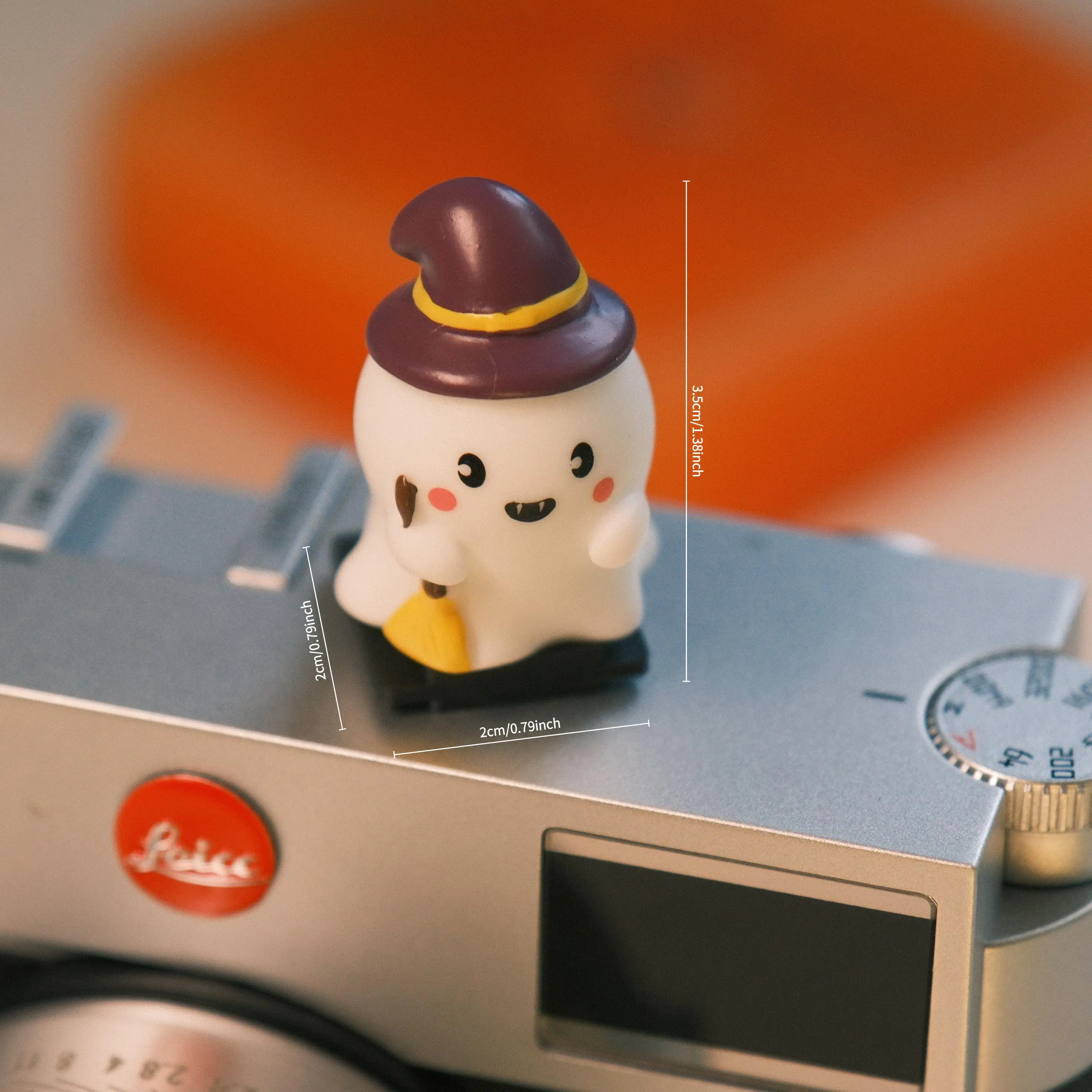 Cute Ghost Witch Pumpkin Hot Shoe Cover ABS Resin Camera Accessories Flash Dust Cap for Canon Nikon Sony Fuji Gift thumbnail 4