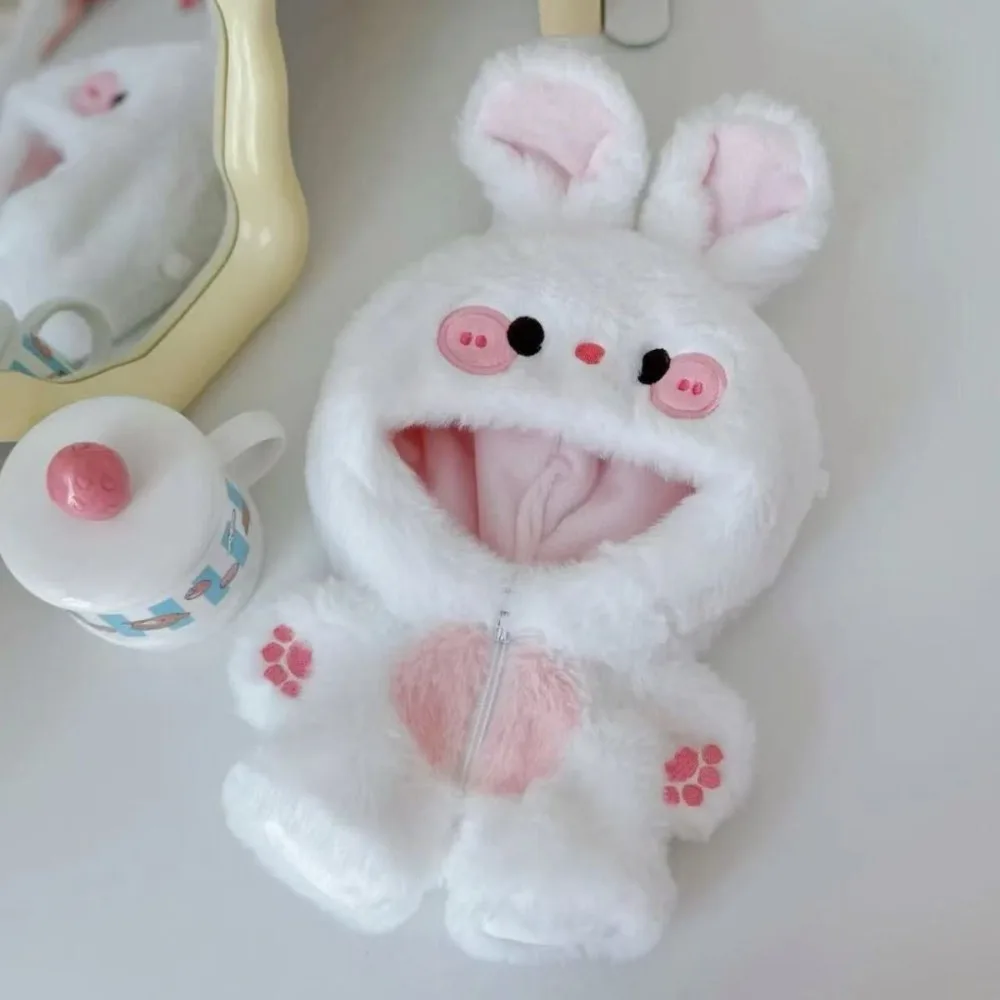 Cartoon Cute Doll Clothing Outfit For 20cm Cotton Clothes Fox Bunny Jumpsuit Animal Onesize Dolls Accessories Costume thumbnail 6