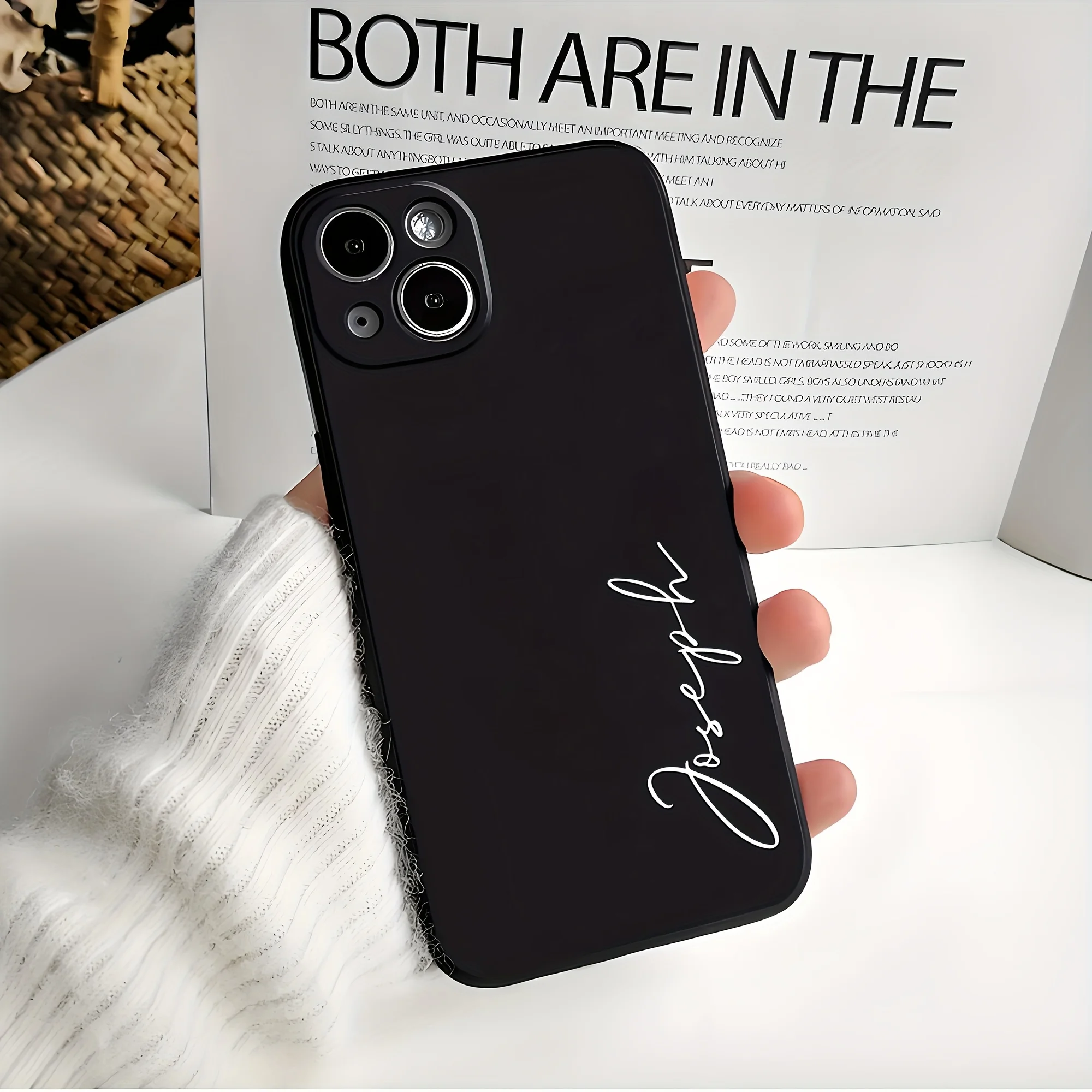 Customized Case For iPhone 17 16 15 14 11 Pro Max 13 12 Mini Air XS XR 7 8 Plus 16e SE 2020 2022 Font Cover thumbnail 4