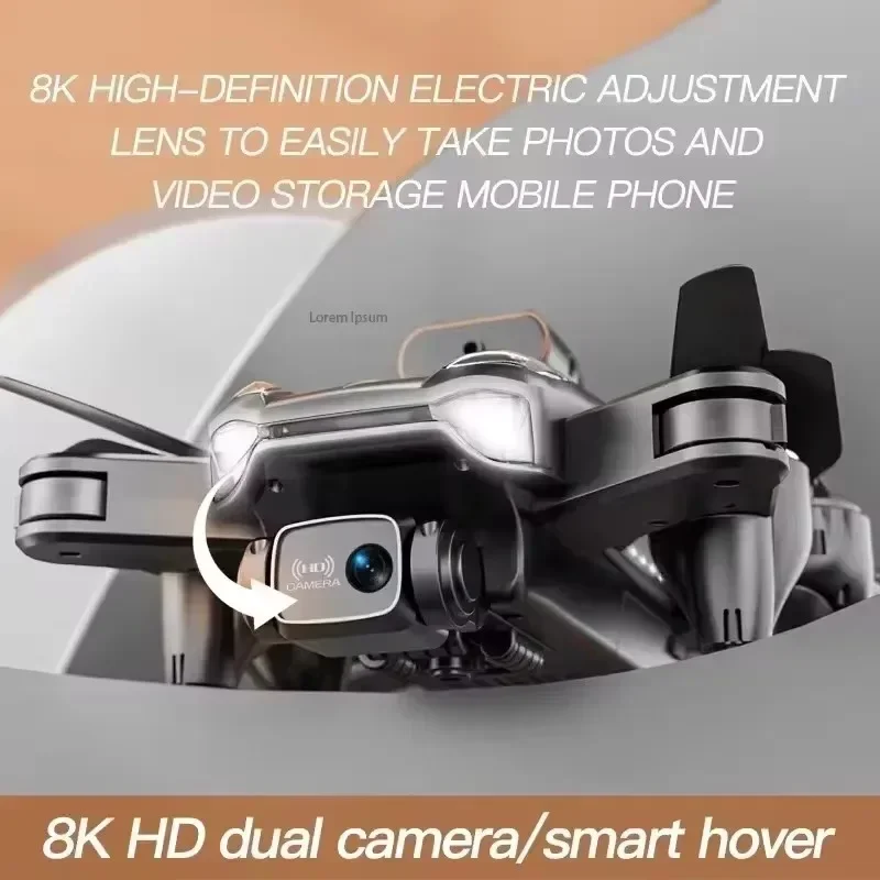 New P11 Max GPS Drone 8K HD 5G Professional Aerial Photography Dual Camera Obstacle Avoidanc Brushless Quadrotor 20000M 2026 thumbnail 5