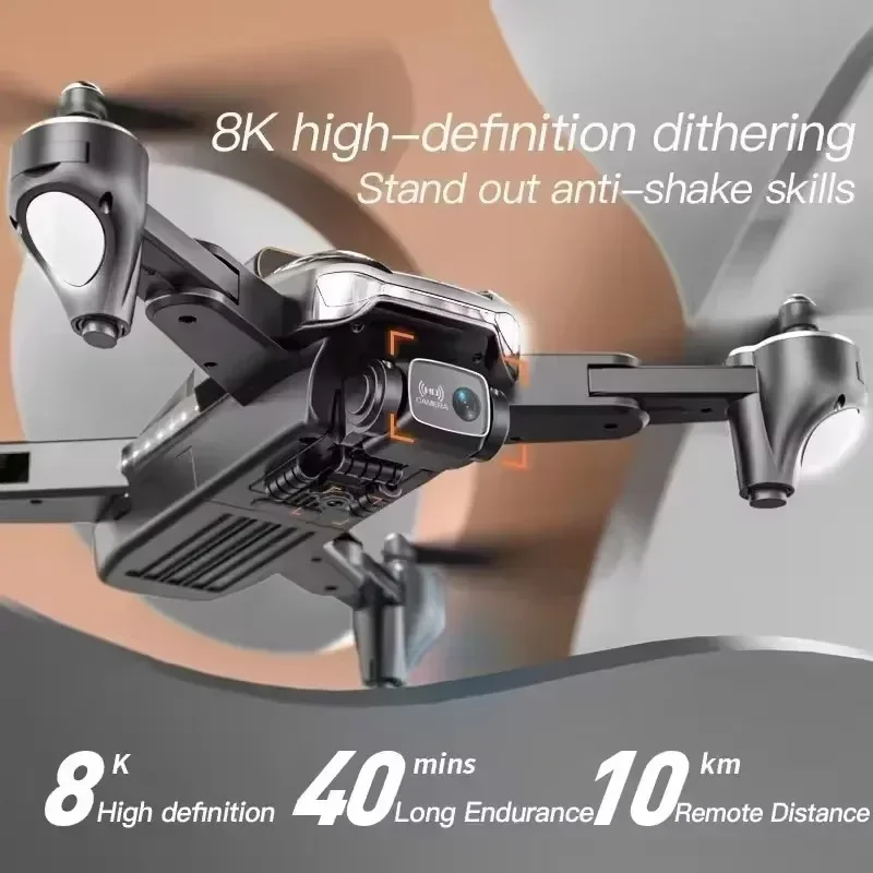 New P11 Max GPS Drone 8K HD 5G Professional Aerial Photography Dual Camera Obstacle Avoidanc Brushless Quadrotor 20000M 2026 thumbnail 3