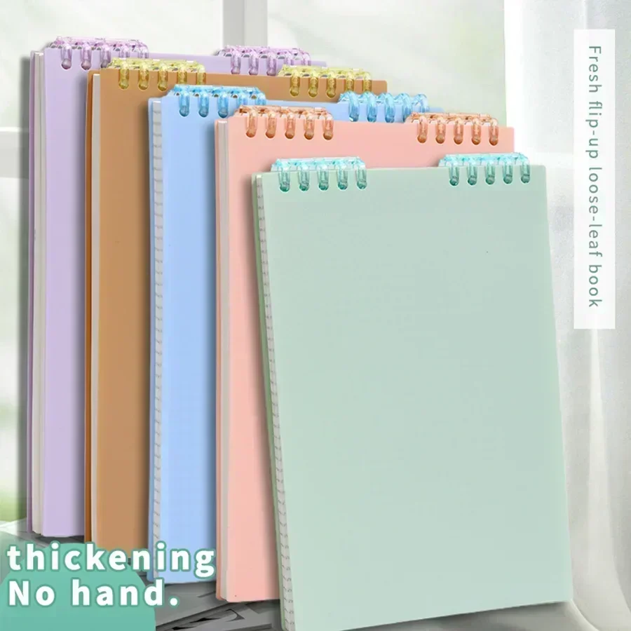 A5 Spiral Notebook - 60 Sheets Thick Paper, Loose-Leaf Binder with Lined Pages for Writing,School & Office Supplies Notebooks thumbnail 3