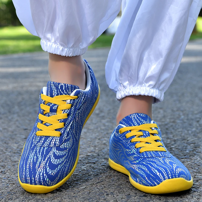 New style leather-faced couple casual sports shoes - men's Tai Chi shoes for practice water-resistant martial arts shoes thumbnail 6
