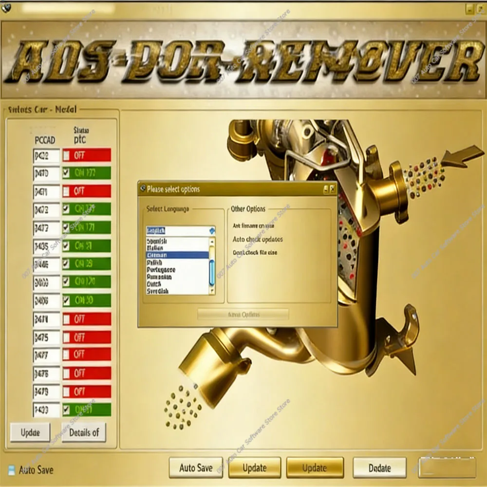Car Repair Auto Diagnostic Tool D-P-F E-G-R Software for Vehicle Maintenance