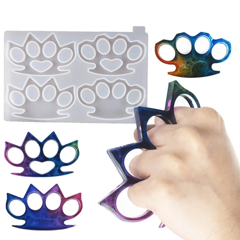 Finger Tiger Silicone Mold Ring Sleeve Mirror DIY Handmade Crystal Jewelry Decorative Pendant Epoxy Resin Mold Accessories