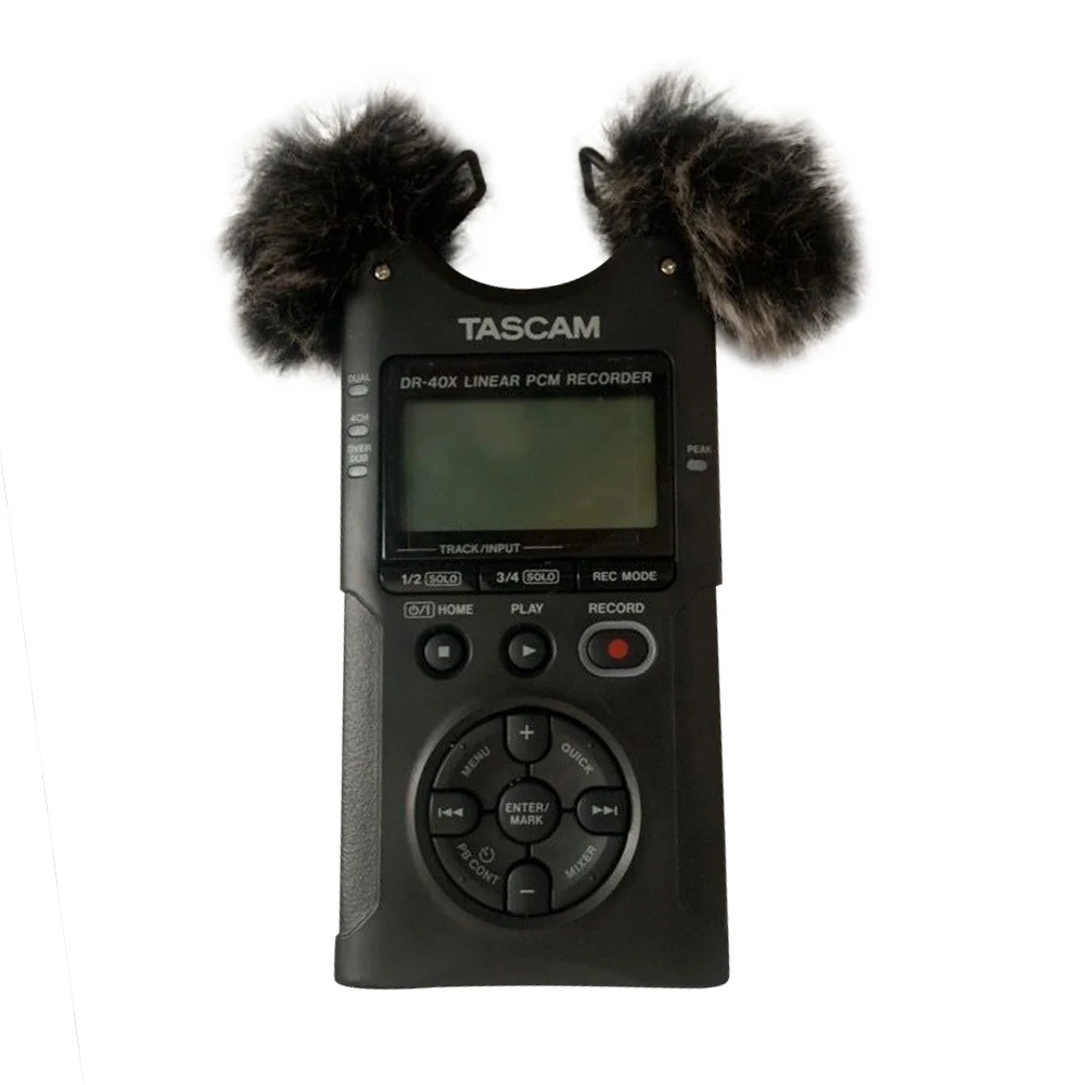 Pop Filter Dead Cat Fur Microphone Windscreen Indoor Sponge Wind Muff Cover For Tascam DR40 Dr40X DR07 DR07X  X8 Foam Windshield thumbnail 2