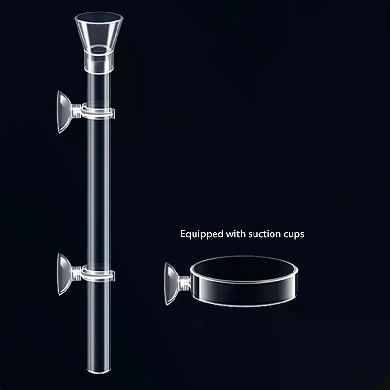 Acrylic Aquarium Feeder Tube Dish Transparent Fish Tank Shrimp Snail Shrimp Food Feeder Bowl Feeding Accessories