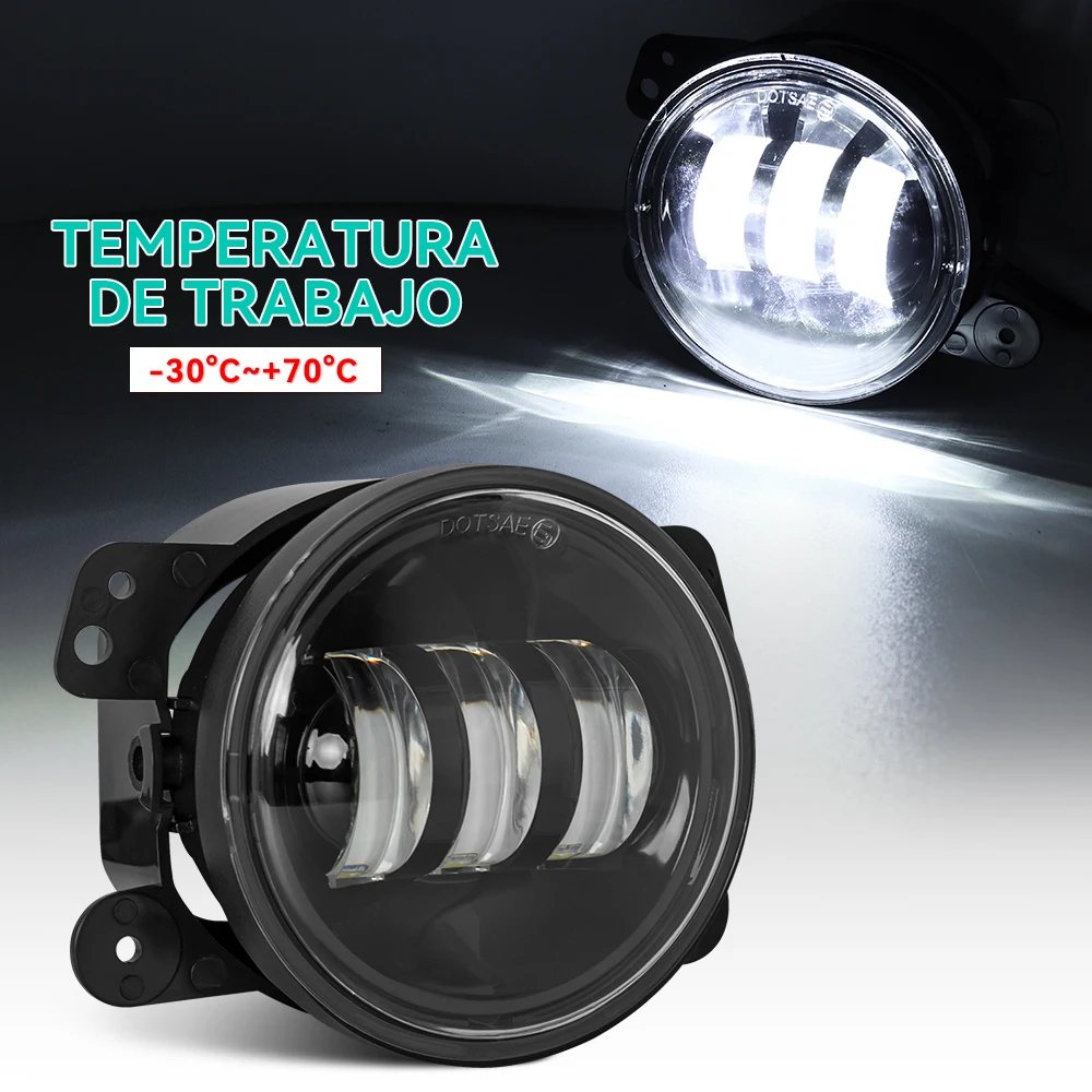 4 Inch LED Fog Light For Jp Led Fog Lights 4 Inch Auxiliary Spoting Light Driving Light For Jp JK Dodge Journey Off Road 4x4 Car thumbnail 2