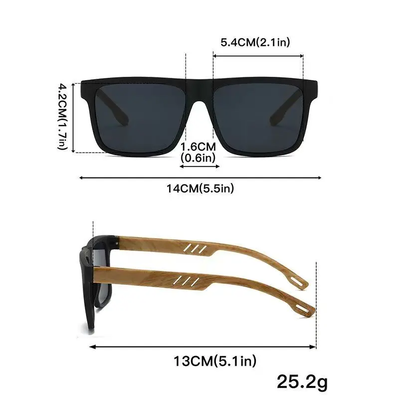 Ravenisa Fashion Vintage Square Frame Sunglasses Men Women Fishing Driving Man Luxury Brand Designer Sun Glasses UV400 Eyewear thumbnail 6