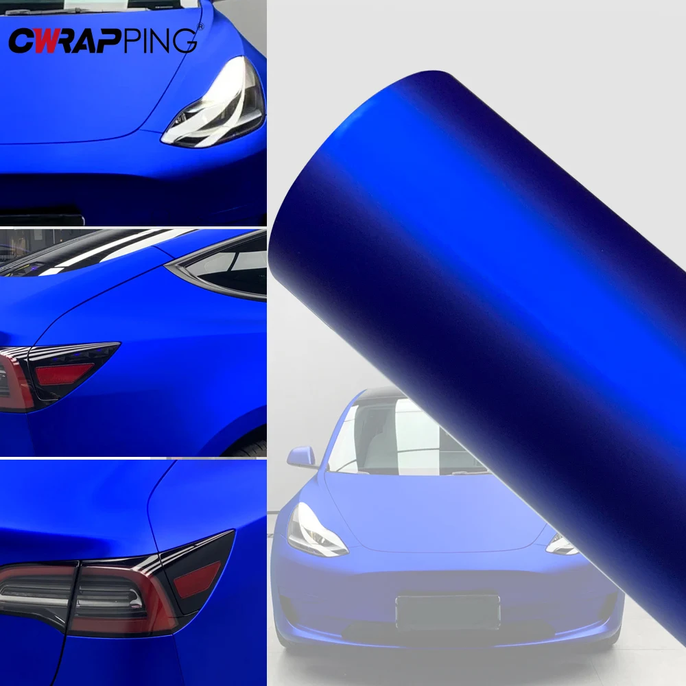 Automotive Vinyl Wrap Car Romani Chrome Matte Film Stickers for Car Body Films Motorcycles Tuning Auto Accessories Covering Foil thumbnail 3